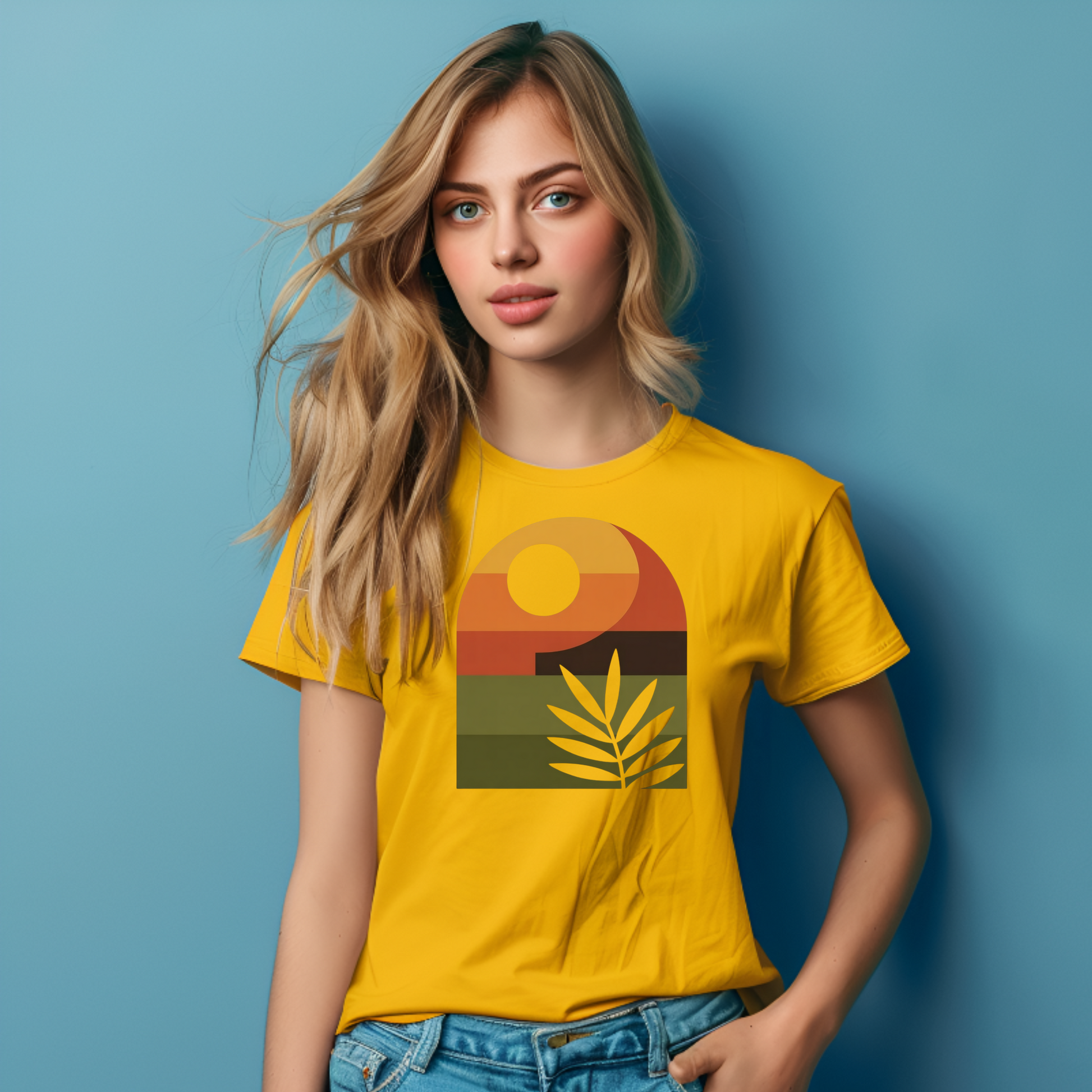 California Sunset T-Shirt – Boho Vintage Style Tee