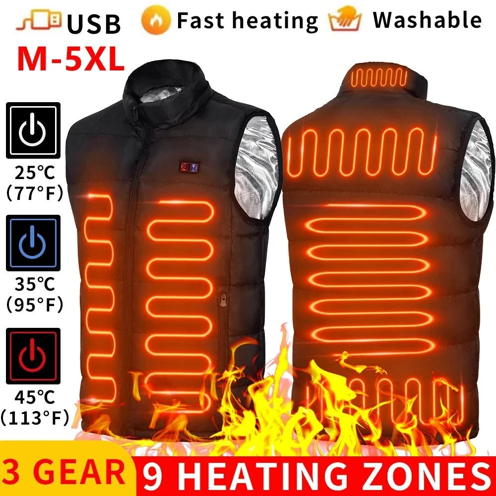 Tech Heated Vest – Smart Battery-Powered Warmth (tech heated vest)