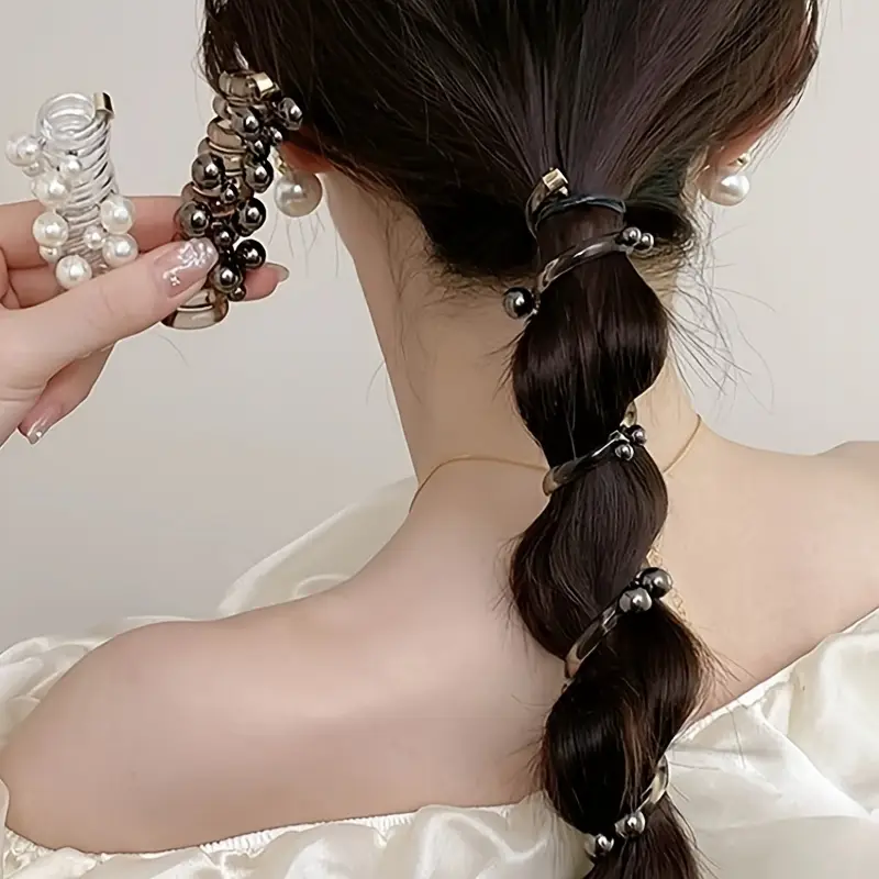 Dreamy Spiral Hair Ties – No Crease, No Breakage, Just Comfort! - CartRare