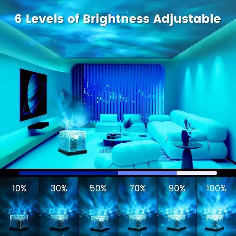 Ocean Wave Aurora Light – 16 Color LED Night Lamp - CartRare