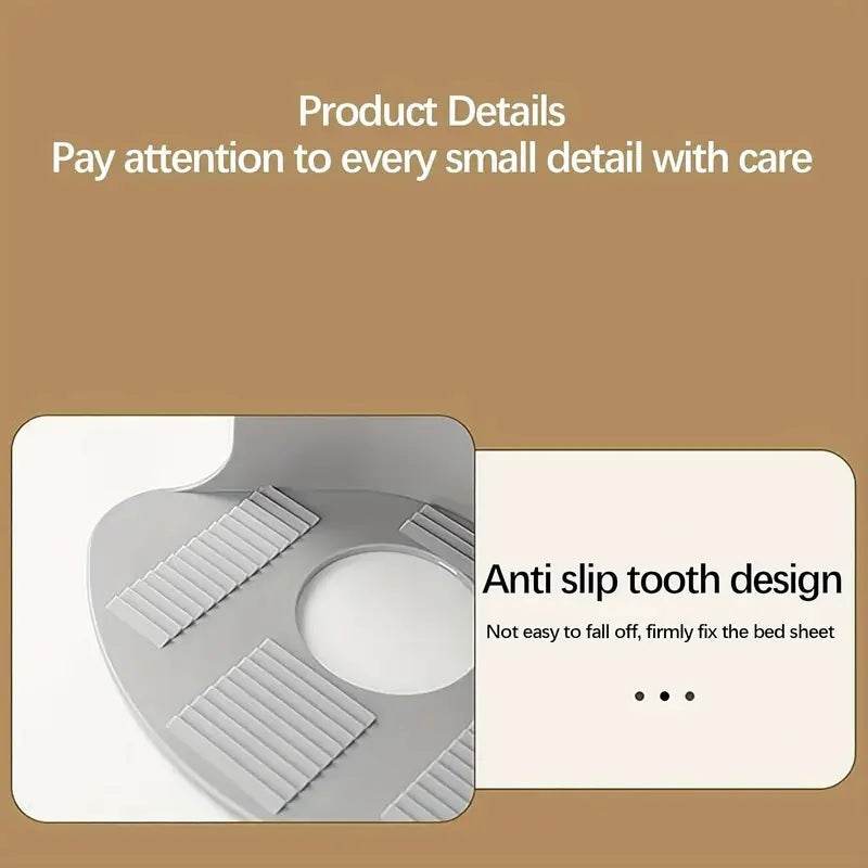 4pcs Invisible Non-Slip Bed Sheet Grippers – Secure Fasteners for Sheet Corners - CartRare