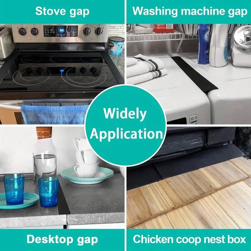 Silicone Gap Sealing Strip for Kitchen Stove and Counter Protection – Anti-Oil and Spill Proof - CartRare