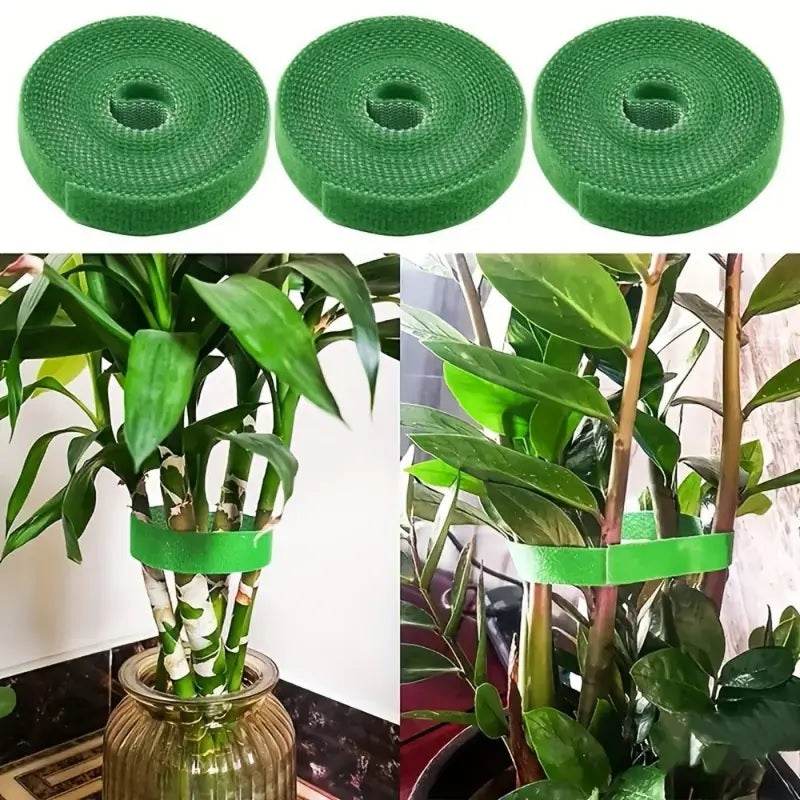 Self-Adhesive Reusable Garden Plant Tie Straps – Hook & Loop Support Tape - CartRare