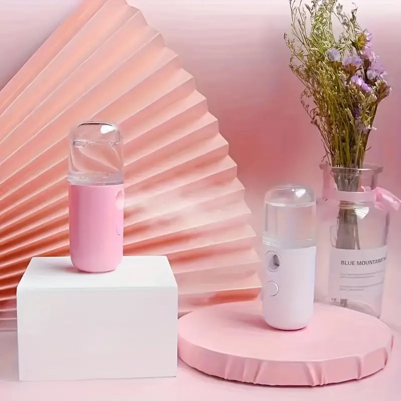 Nano Mist Facial Steamer – Portable 30ml Cool Mist Sprayer for Skin Hydration and Refreshing - CartRare
