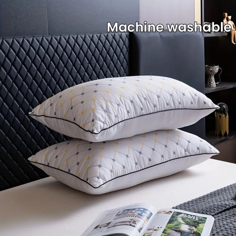 Orthopedic Hotel-Style Pillow for Neck Support and Cervical Spine Relief - CartRare