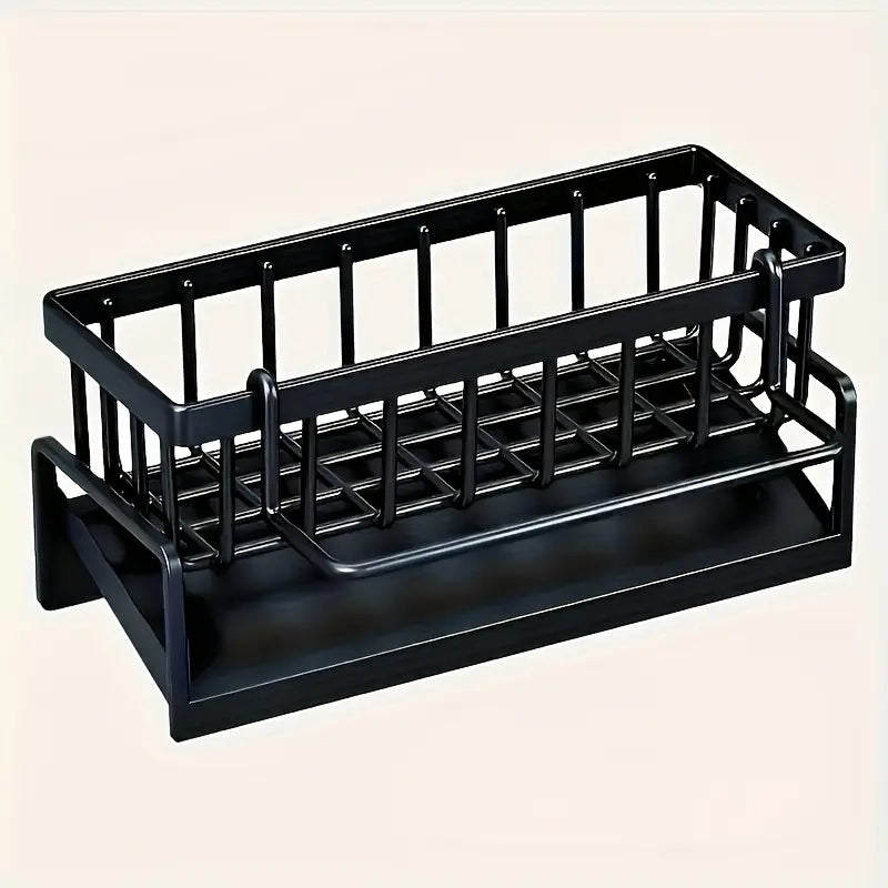 Multifunction Kitchen Sink Organizer Rack for Cloths, Sponges, and Detergent - CartRare