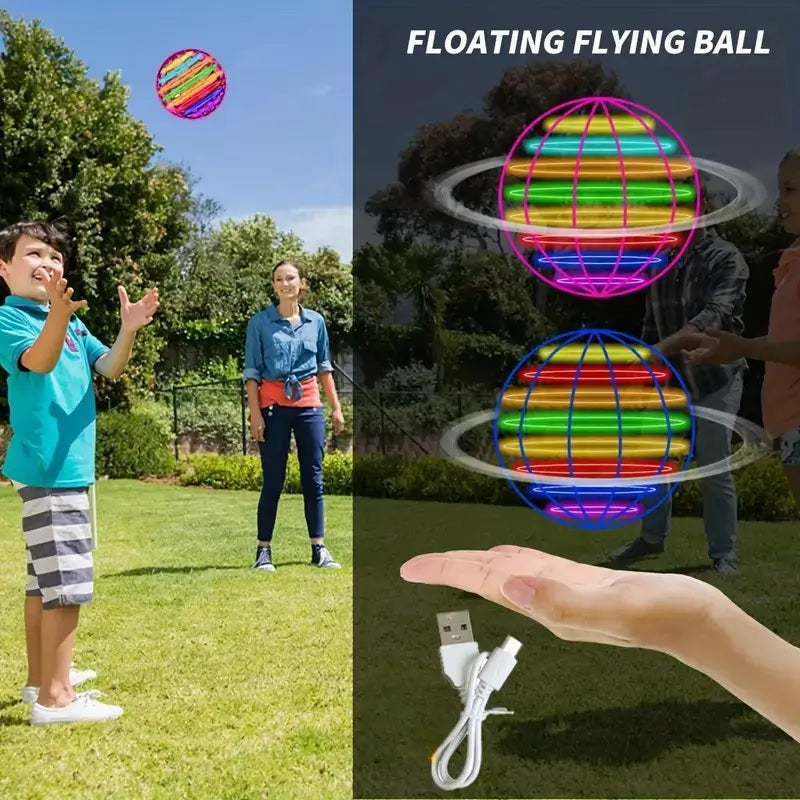 LED Flying Spinner Ball Drone – Magic Hover Toy Gift for Kids - CartRare