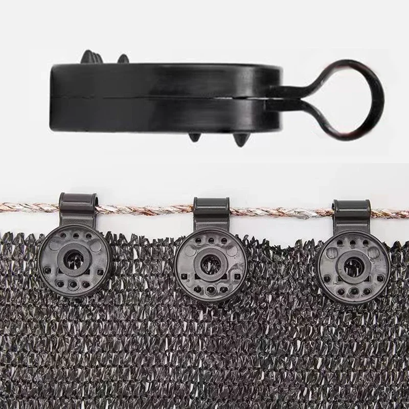 Durable Shade Cloth Clips For Gardens, Greenhouses & More - CartRare