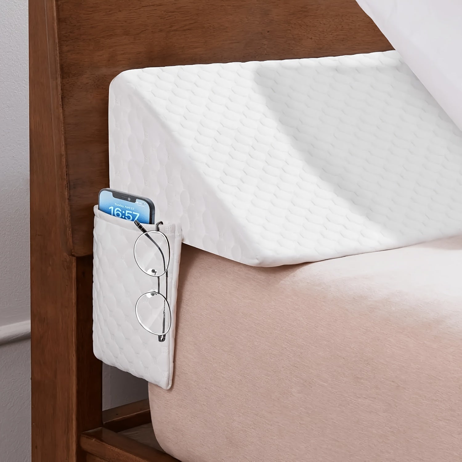 Bed Wedge Pillow Gap Filler for Headboard & Mattress
