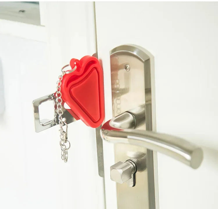 Portable Door Lock Travel Lock Anti-Theft Hotel Lock - CartRare