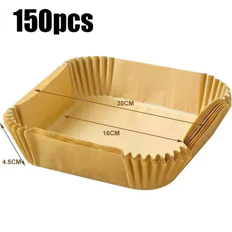 Air Fryer Paper Accessories Airfryer Baking Paper Disposable Liners, Non stick Parchment Aerogrill Paper for Convection Oven - CartRare