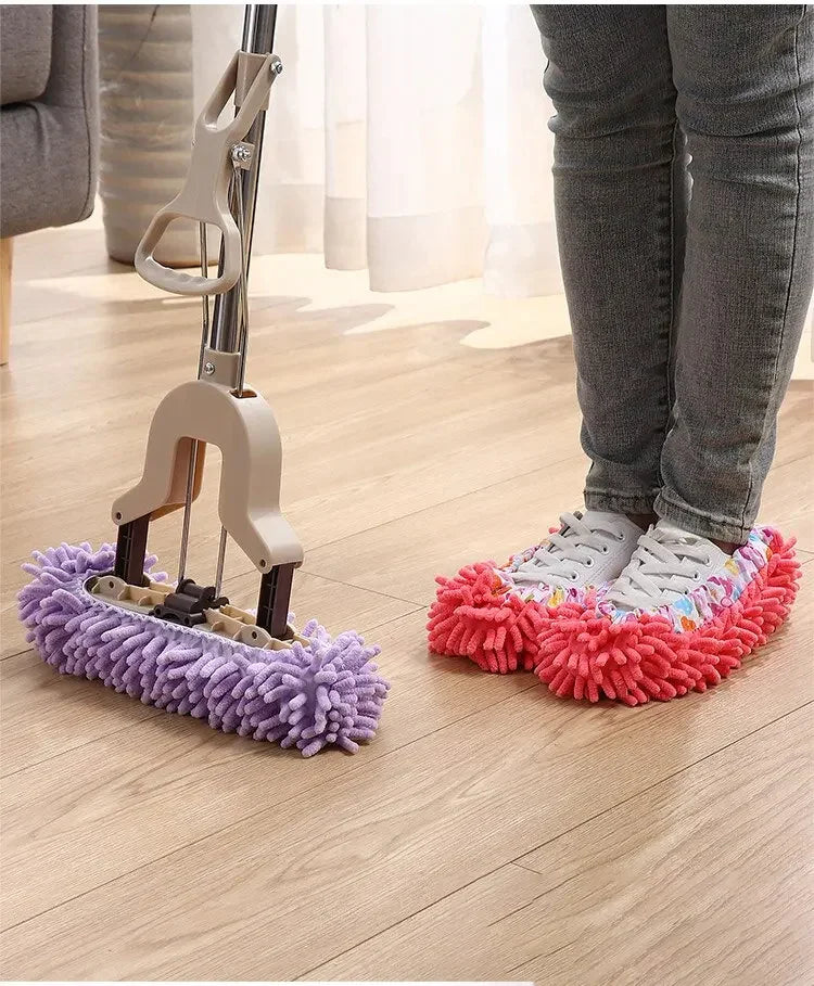 2 Pcs Mop Slippers Dust Cleaning Covers - CartRare