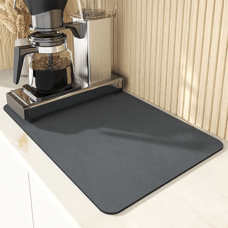 Quick-Drying Drain Pad – Super Absorbent Non-Slip Mat for Kitchen, Bathroom & Countertops - CartRare