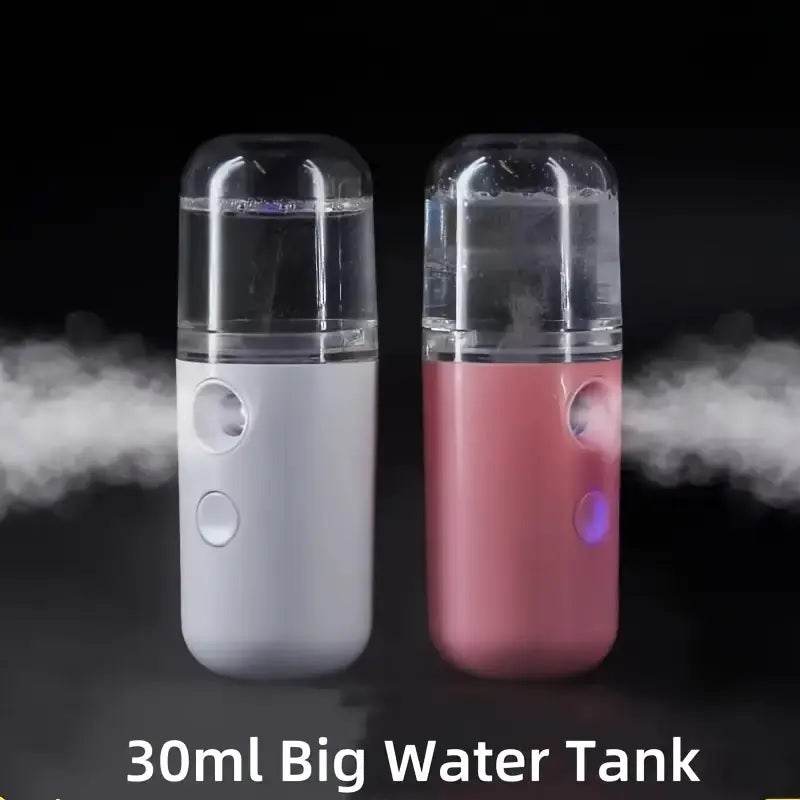 Nano Mist Facial Steamer – Portable 30ml Cool Mist Sprayer for Skin Hydration and Refreshing - CartRare