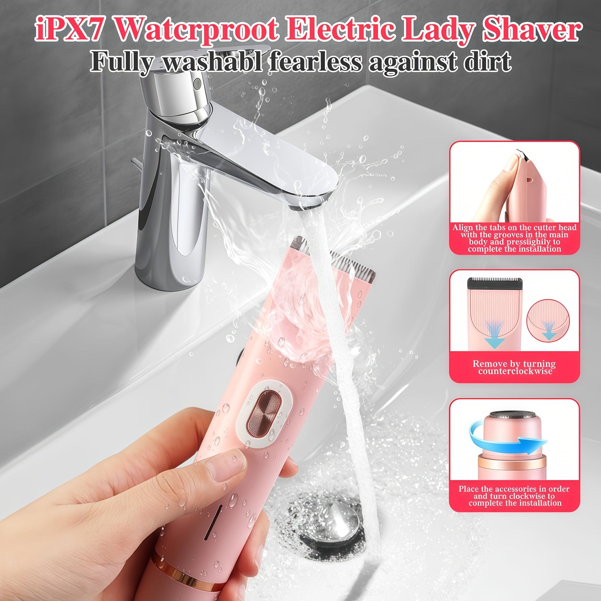 2-in-1 Bikini & Facial Trimmer for Women - CartRare