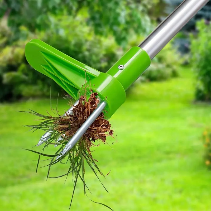 Stand Up Weeder Tool with Foot Pedal | Manual Garden Weed Remover - CartRare