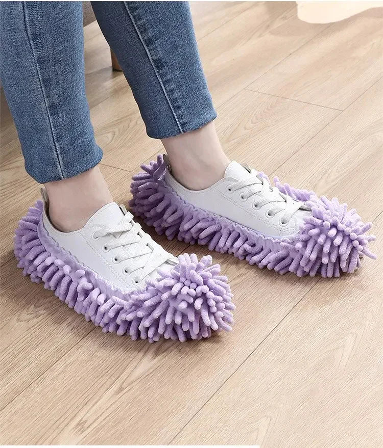 2 Pcs Mop Slippers Dust Cleaning Covers - CartRare
