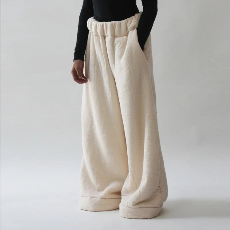Winter Pants – Warm, Loose & Stylish Wide-Leg Fit for Effortless Comfort