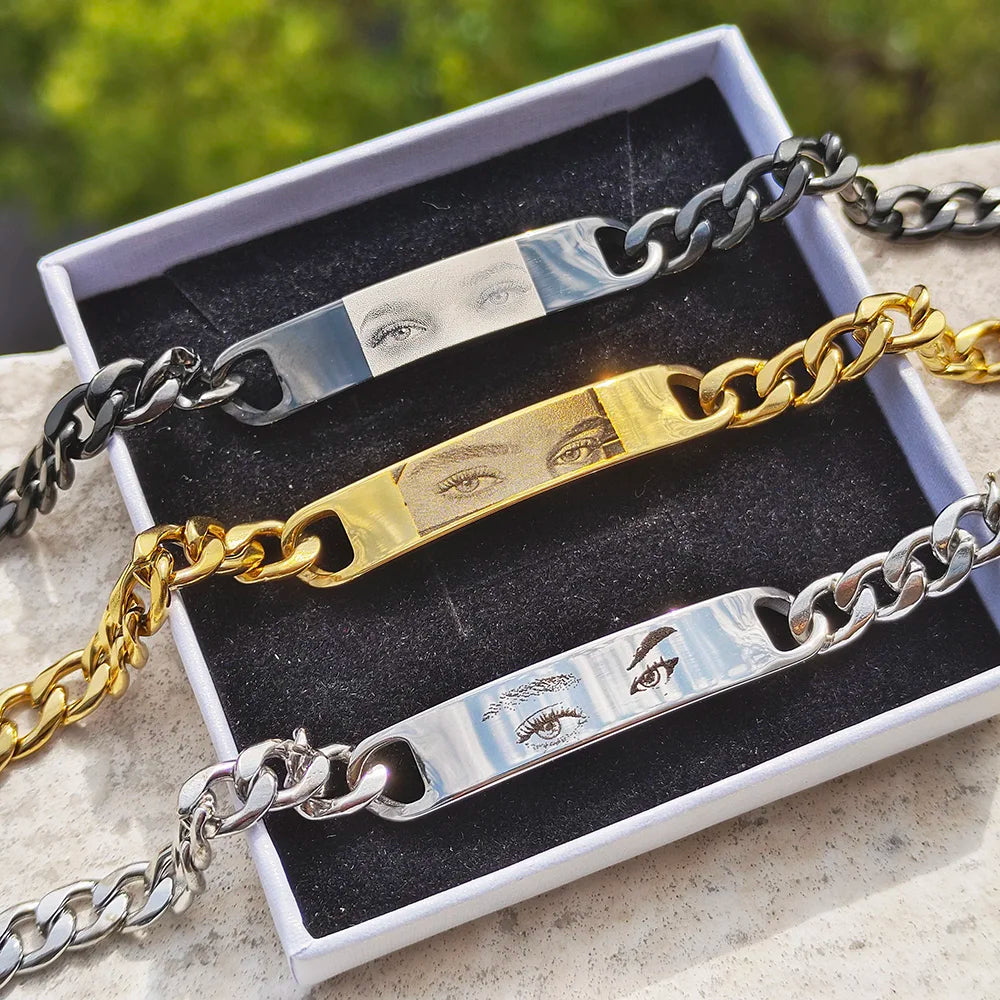 Soul Connect Eye Charm Bracelet – Personalized Keepsake Jewelry Gift for Women and Couples