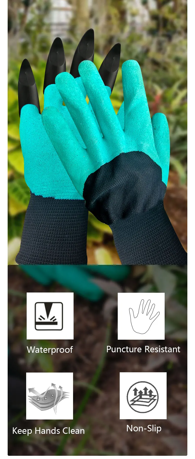 Gardening Gloves With Claws - CartRare
