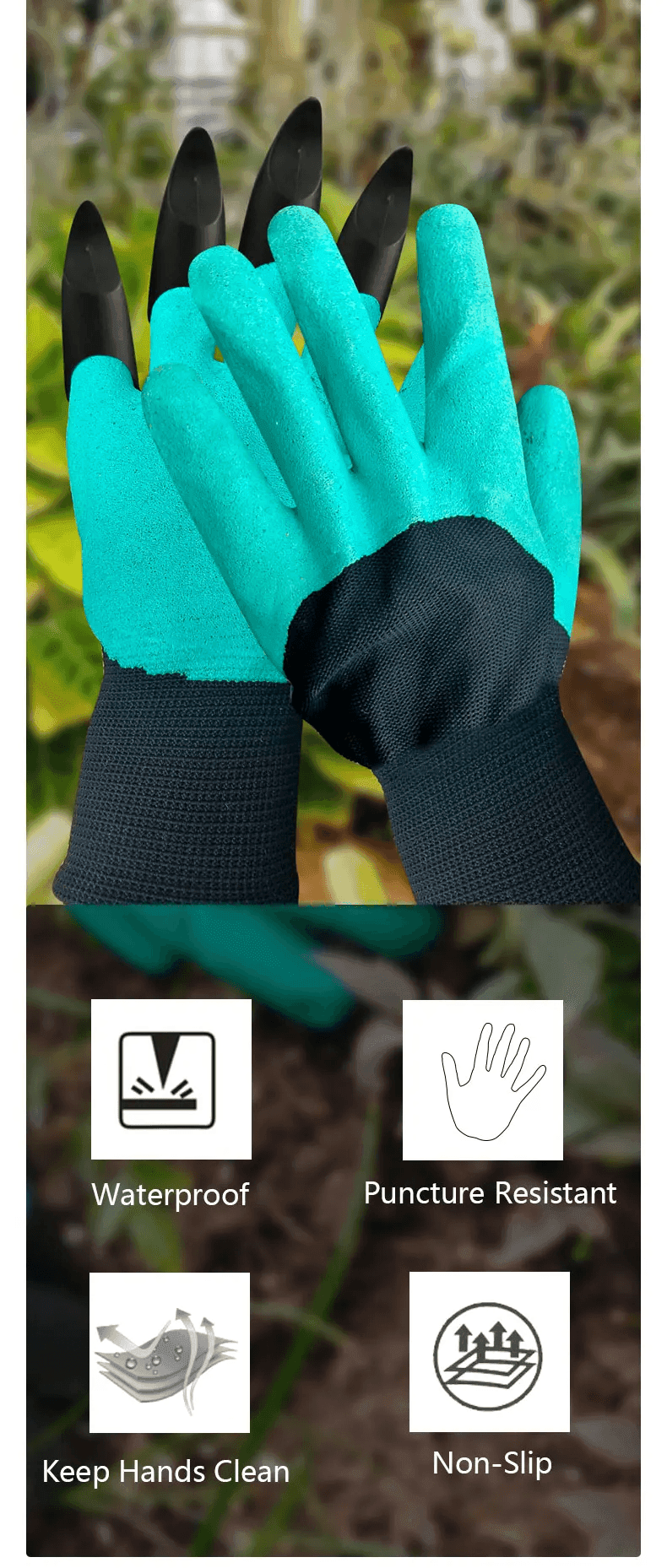 Gardening Gloves With Claws - CartRare