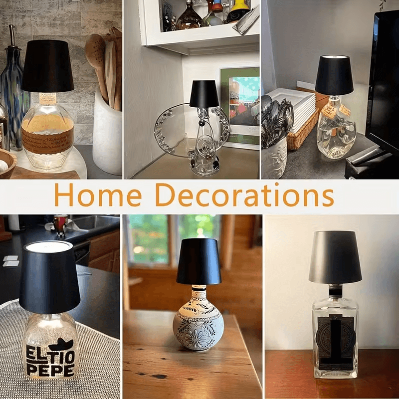 Incandescent Bulb PVC Bottle Night Lamp - CartRare