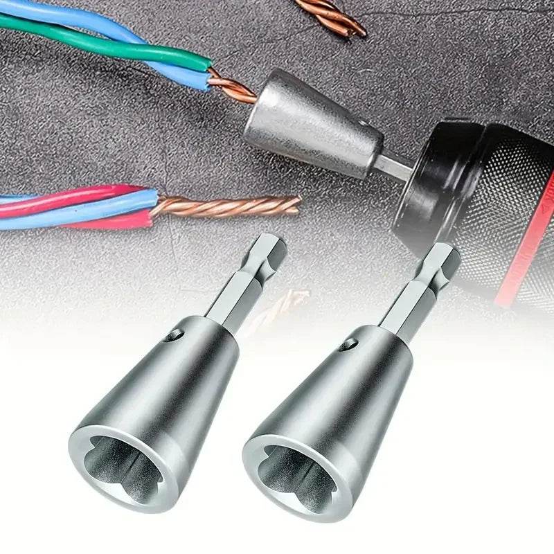1PC Wire Twisting Tool – Quick Twister Electrician Artifact for Power Drill Drivers | Multi-Tool Cable Connector Device - CartRare