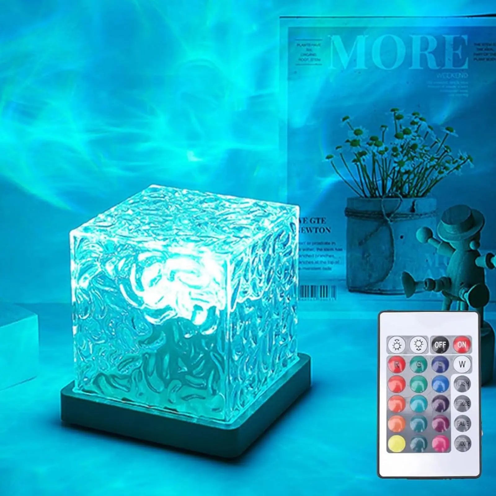 Ocean Wave Aurora Light – 16 Color LED Night Lamp - CartRare