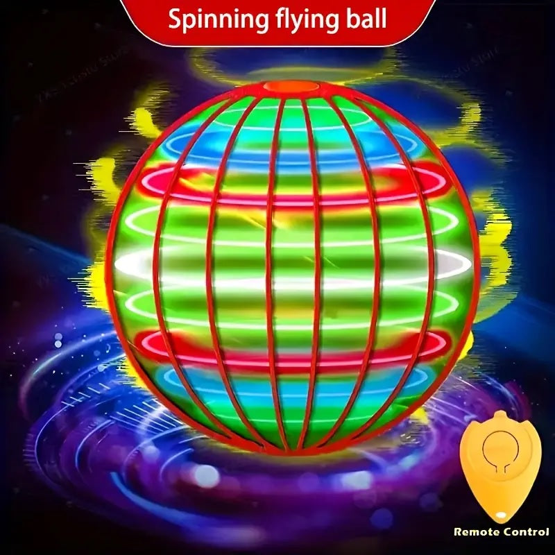 LED Flying Spinner Ball Drone – Magic Hover Toy Gift for Kids - CartRare