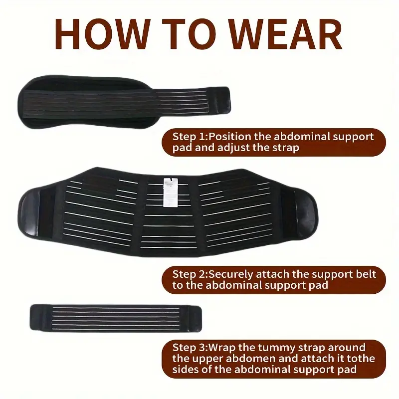 Maternity Belly Band Pregnancy Support Belt Back Support Adjustable Fit Abdomen Relief - CartRare