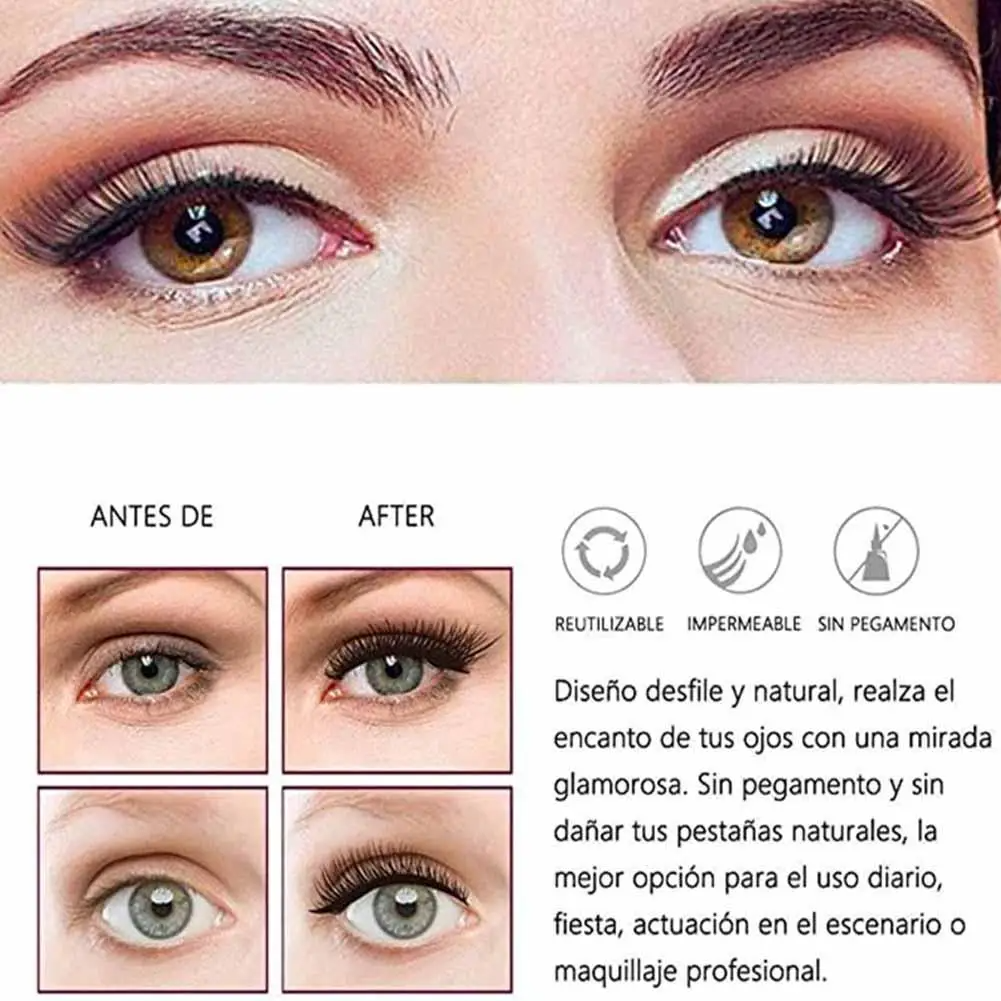 Reusable 3D Magnetic Eyelashes - CartRare