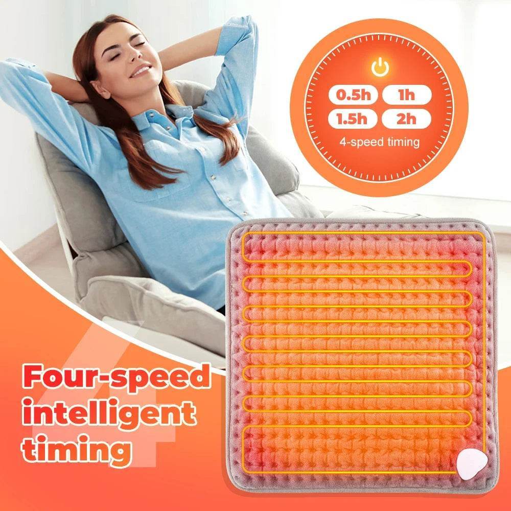 Electric Foot Heating Pad – Washable Heated Foot Warmer with Adjustable Settings - CartRare