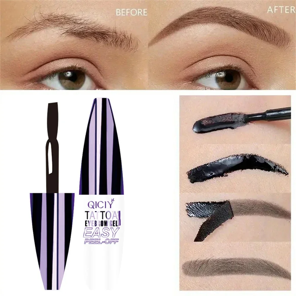 Easy Peel Off Eyebrow Gel Long-Lasting, Waterproof & Smudge Proof - CartRare