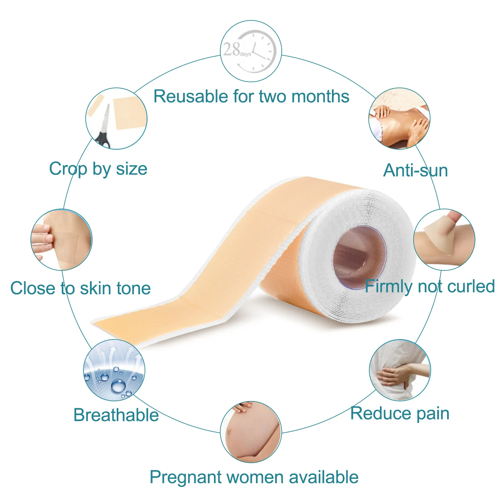 Silicone Scar Tape Reusable - CartRare