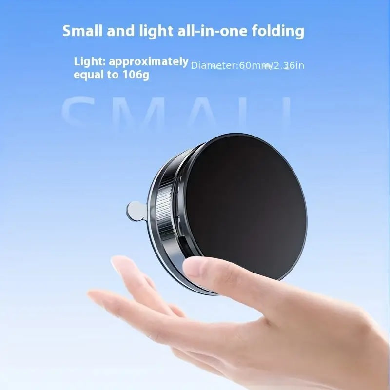 360° Magnetic Car Phone Mount with Foldable Adjustable Suction Design - CartRare