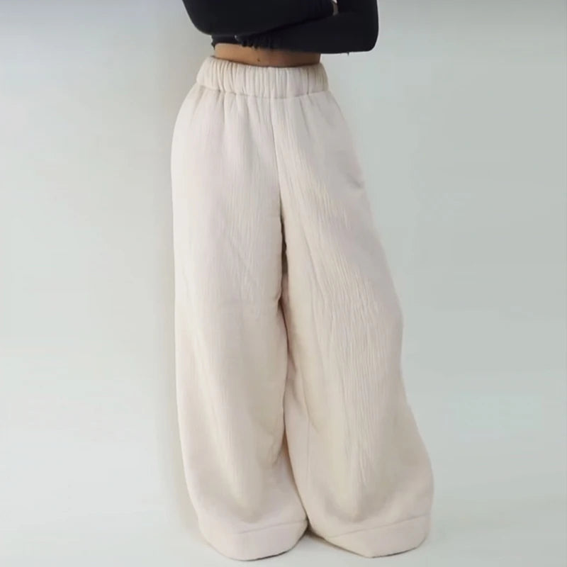 Winter Pants – Warm, Loose & Stylish Wide-Leg Fit for Effortless Comfort