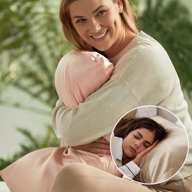 2 Pack Satin Silk Pillowcases for Hair & Skin – Soft, Smooth, Cooling Pillow Covers (Queen Size) - CartRare