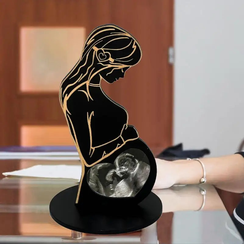 Baby Ultrasound Photo Frame Creative Wooden Ultrasound Photo Frame Maternity Gifts