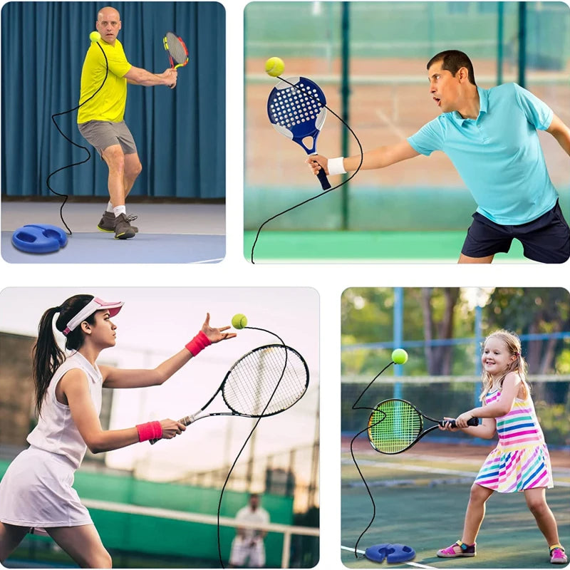 Tennis Trainer Rebound Ball for Solo Practice Indoor & Outdoor