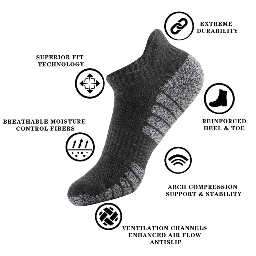 InvisiFit Sport Socks – Ultimate No-Show Comfort & Grip