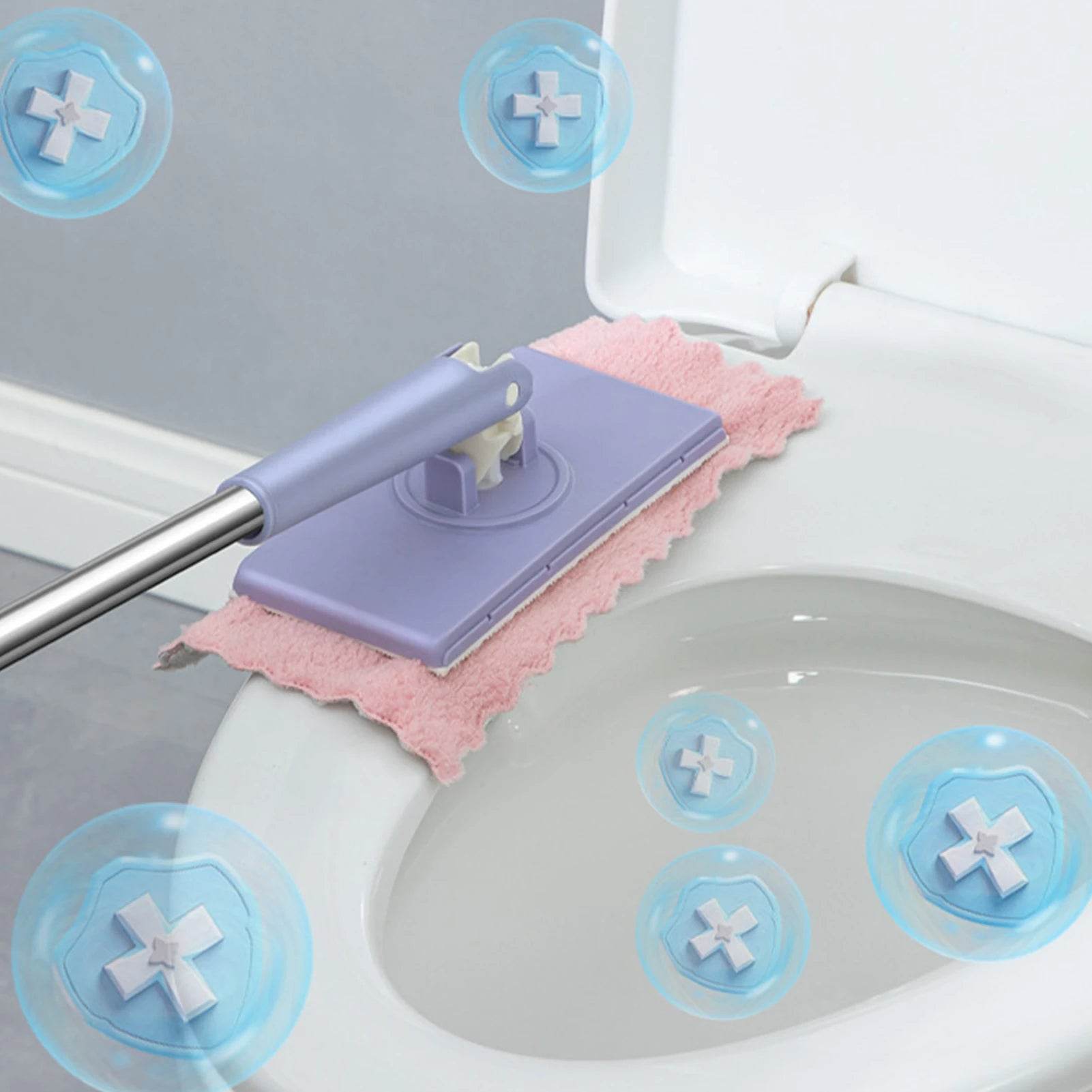 Quick Clean: Mini Mop with Swappable Cloths - CartRare