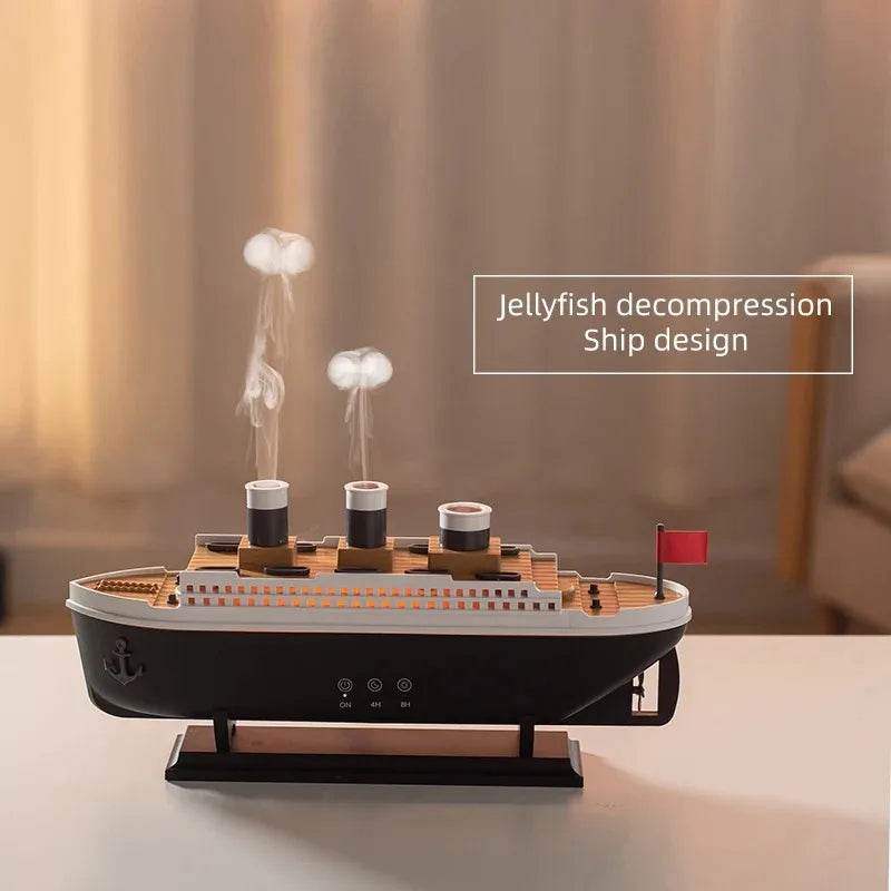 Titanic Ship Air Humidifier: Elegant Décor Meets Fresh Air - CartRare