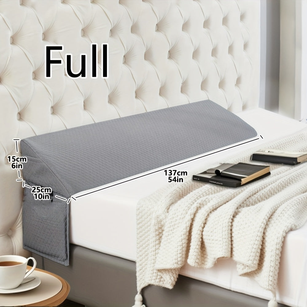 Bed Wedge Pillow Gap Filler for Headboard & Mattress