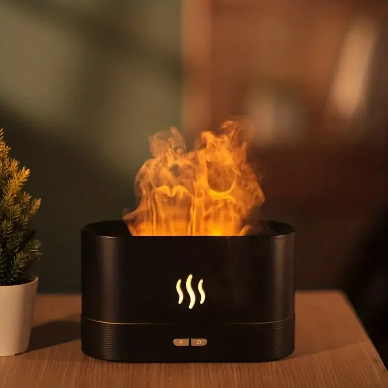 Simulated Flame Aroma Diffuser & Ultrasonic Cool Mist Maker - CartRare