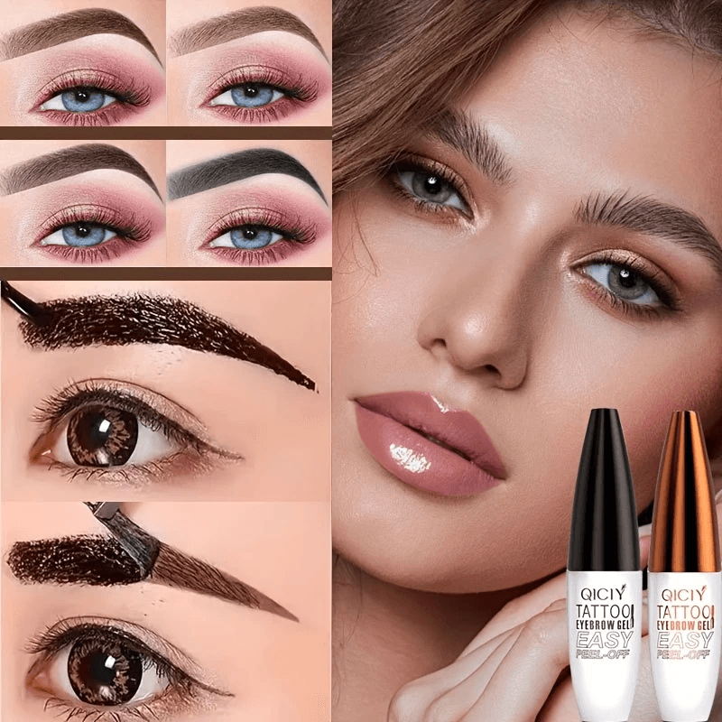 Easy Peel Off Eyebrow Gel Long-Lasting, Waterproof & Smudge Proof - CartRare