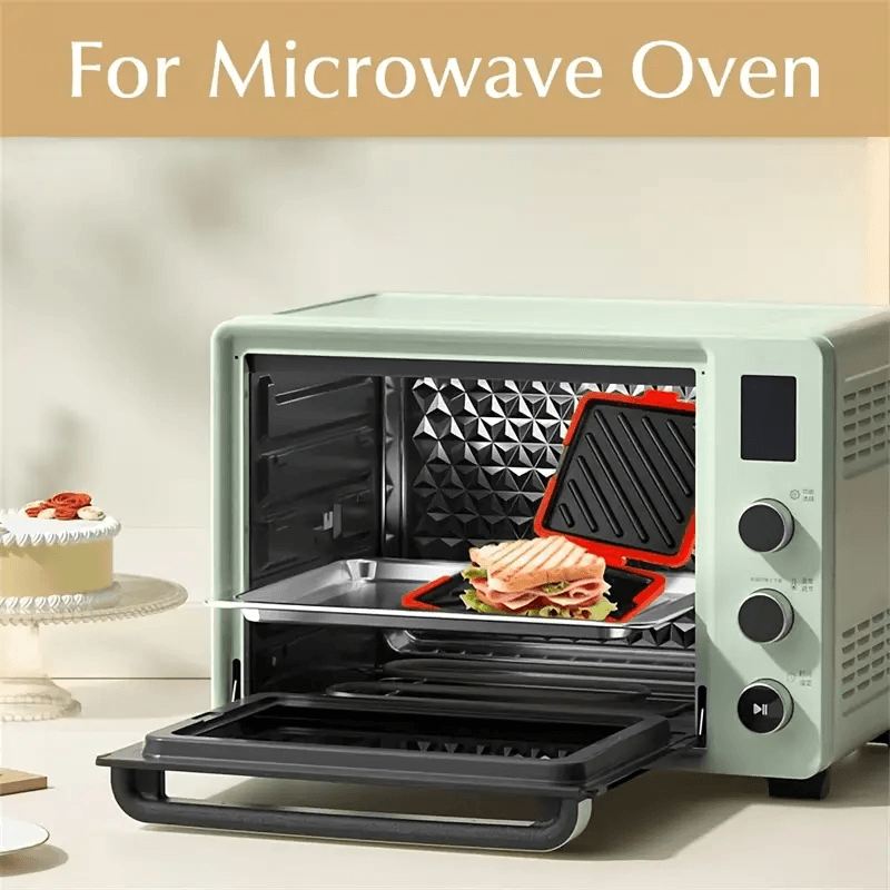 Quick & Crispy Toastie Maker – No Grill, No Mess, Just Microwave! - CartRare