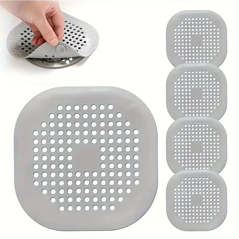Silicone Anti-blocking Sink Drain Covers for Kitchen & Bathroom