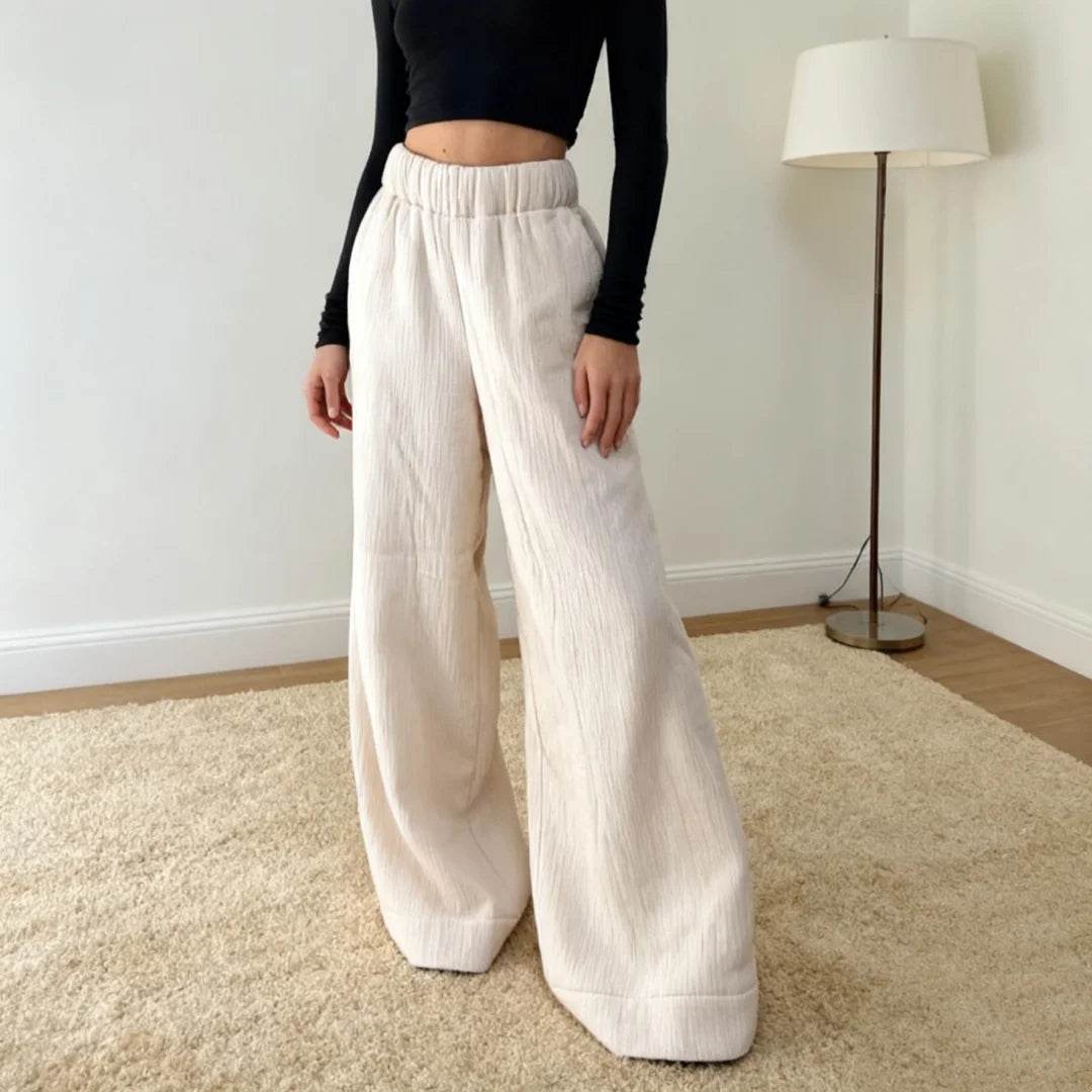 Winter Pants – Warm, Loose & Stylish Wide-Leg Fit for Effortless Comfort - CartRare