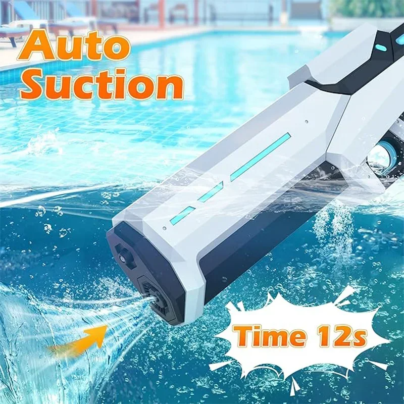 Automatic Electric Water Gun Suction Blaster for Summer Fun Outdoor - CartRare