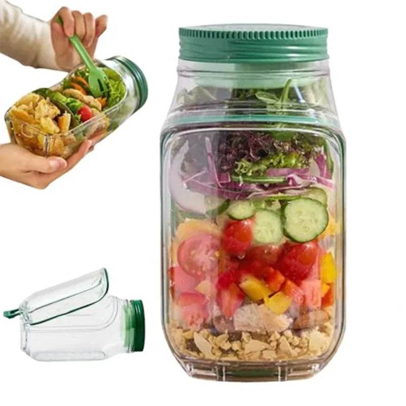 Leakproof Salad Pod Container – Portable Fresh Food & Fruit Storage Box - CartRare